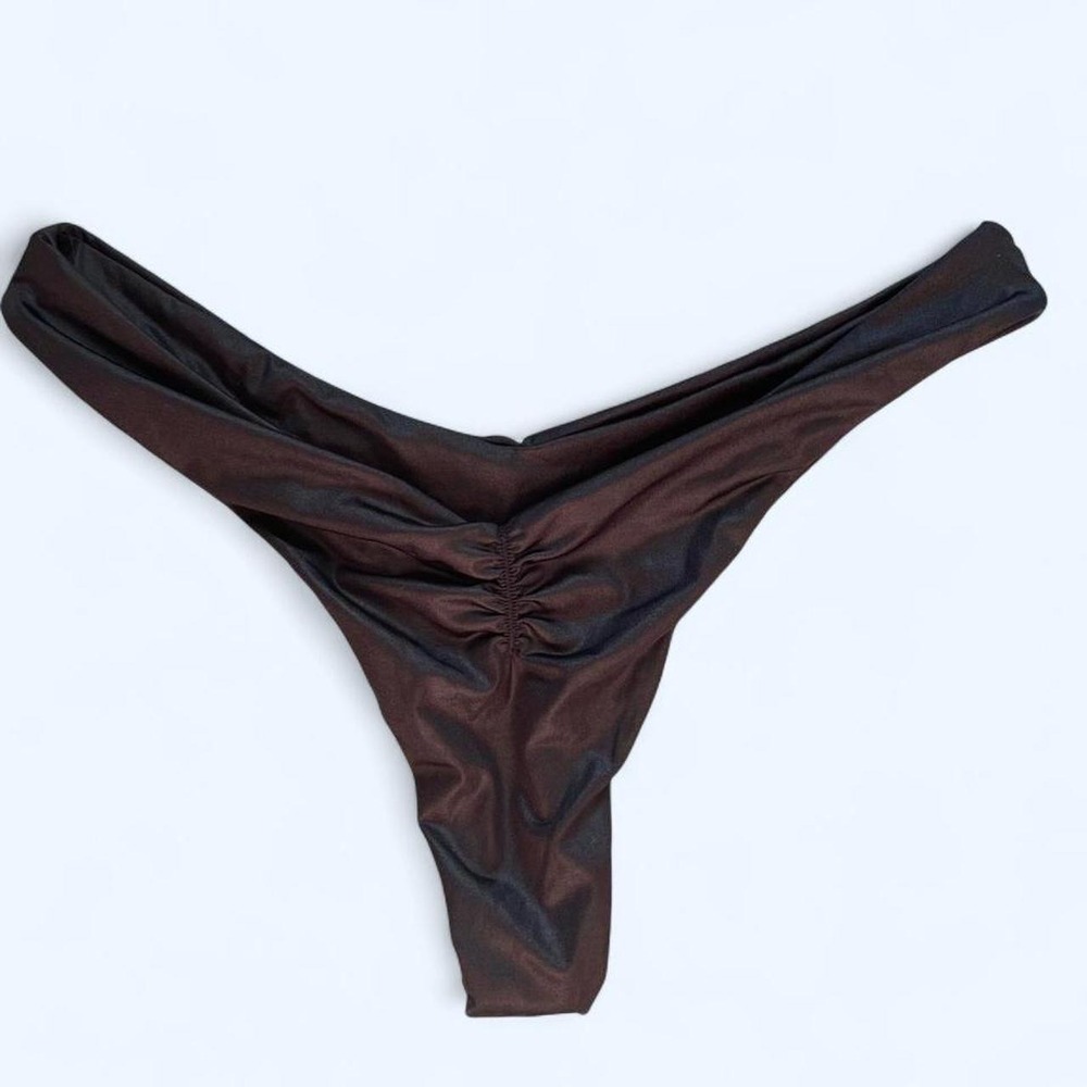 Black Magnolia Bikini set size M from Plumeria Swimwear - Picture 4 of 7